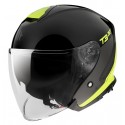 MT Helmets Thunder 3 Jet XPERT C3 otwarty kask motocyklowy żółto czarny