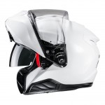 modularny kask motocyklowy flip up hjc rpha 91 biała perła