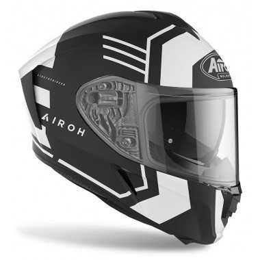Airoh Spark Thrill integralny kask motocyklowy czarno biały mat