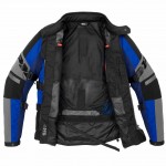 SPIDI 4 Season Evo H2Out tekstylna kurtka motocyklowa czarno niebieska
