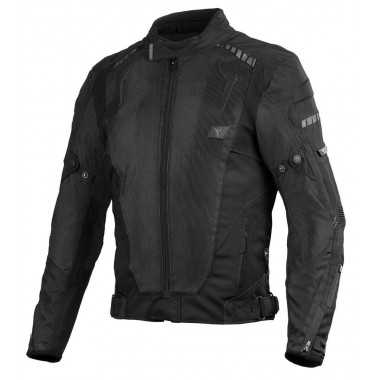 SECA Airflow II damska tekstylna kurtka motocyklowa czarna