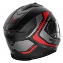 NOLAN N80-8 CLASSIC N-COM 39 integralny kask motocyklowy antracytowo czarno czerwony mat