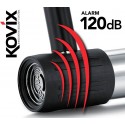 KOVIX KTL14-300 kłódka U-Lock z alarmem czarna