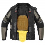 SPIDI 4 Season Evo H2O Militar tekstylna kurtka motocyklowa khaki