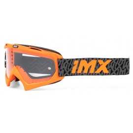 IMX Mud Orange Matt/Grey/Orange gogle motocyklowe szyba clear (1 Szyba W Zestawie)