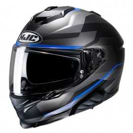HJC i71 Nior integralny kask motocyklowy szaro niebieski