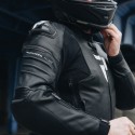 REBELHORN VELOCE skórzana kurtka motocyklowa czarno biała