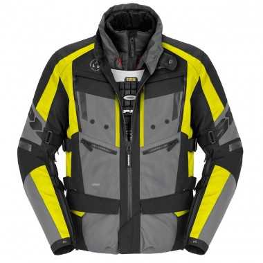 SPIDI 4 Season Evo H2Out tekstylna kurtka motocyklowa żółta fluo