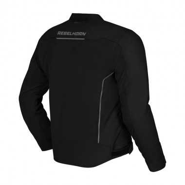 REBELHORN Wave tekstylna kurtka motocyklowa czarna