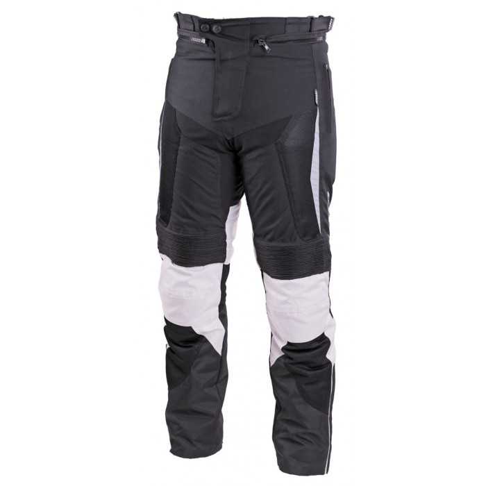 SECA Hybrid II tekstylne spodnie motocyklowe szare