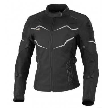 SECA Stream III damska tekstylna kurtka motocyklowa czarna