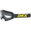 IMX Mud Black Matt/Grey/Fluo Yellow gogle motocyklowe czarno szaro zółte szyba clear (1 Szyba W Zestawie)