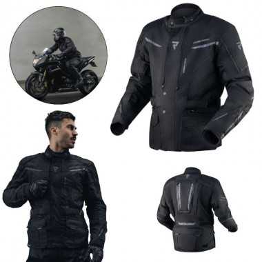 REBELHORN HIKER III tekstylna kurtka motocyklowa czarna