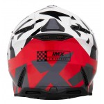 IMX FMX-02 offroadowy kask motocyklowy czarno czerwono biały