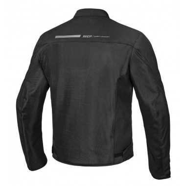 SECA SUPERLITE tekstylna kurtka motocyklowa czarna