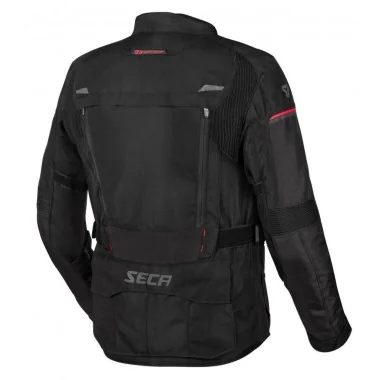 SECA DISCOVERY tekstylna kurtka motocyklowa czarna