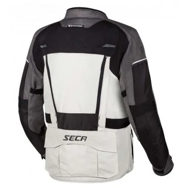 SECA DISCOVERY tekstylna kurtka motocyklowa szara