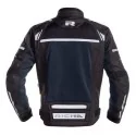 RICHA AIRSTORM WP tekstylna kurtka motocyklowa czarny plecy