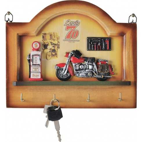 LOUIS MOTO Wieszak z półką na klucze '70 dla motocyklisty