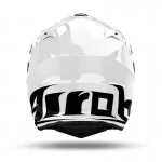 AIROH Commander II integralny kask motocyklowy biały połysk adventure