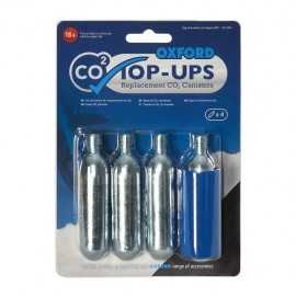 OXFORD TOP-UPS Naboje CO2 do pompki do pompowania opon - komplet 4 sztuk