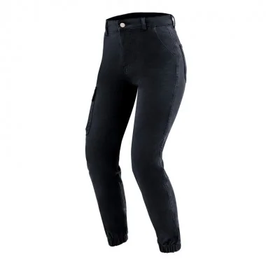 Ozone Jane damskie jeansowe spodnie motocyklowe czarne