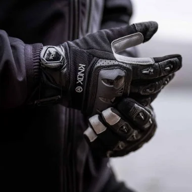 KNOX Orsa Textile OR3 MK3 rękawice motocyklowe czarne