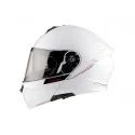 MT Genesis SV szczękowy kask motocyklowy z blendą biały połysk