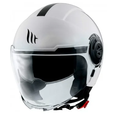 MT Helmets Viale SV S Jet otwarty kask motocyklowy biały