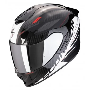 SCORPION EXO-1400 EVO II AIR LUMA integralny kask motocyklowy CZARNO CZERWONY