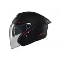 MT Helmets COSMO SV Jet otwarty kask motocyklowy A1 mat bok