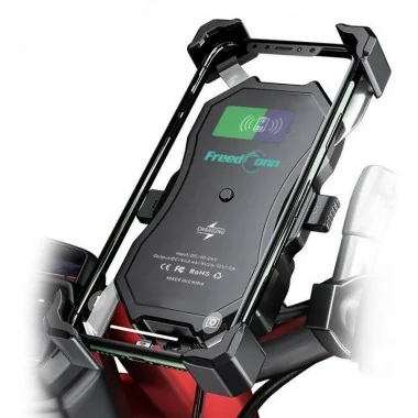 FreedConn MC1W motocyklowy uchwyt na telefon z ładowarką indukcyjną