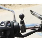 RAM® Handlebar U-Bolt Base dla szyn o średnicy od 0,5" do 1" - rozmiar B