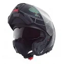 Schuberth C5 Globe Green szczękowy kask motocyklowy czarno zielony