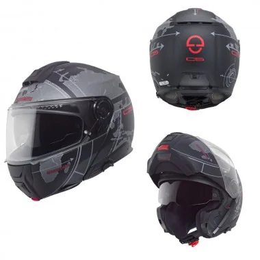 Schuberth C5 Globe Black szczękowy kask motocyklowy czarny