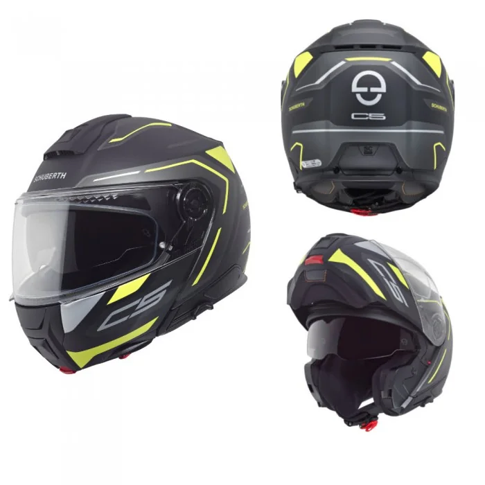 Schuberth C5 Omega Yellow szczękowy kask motocyklowy