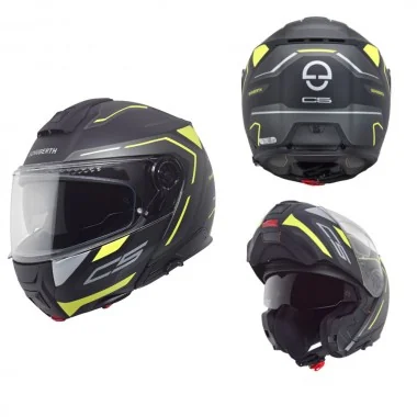 Schuberth C5 Omega Yellow szczękowy kask motocyklowy