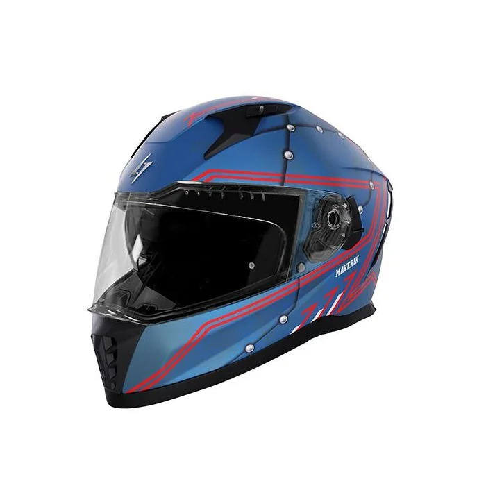 STORMER Blaster Maverick Blue integralny kask motocyklowy