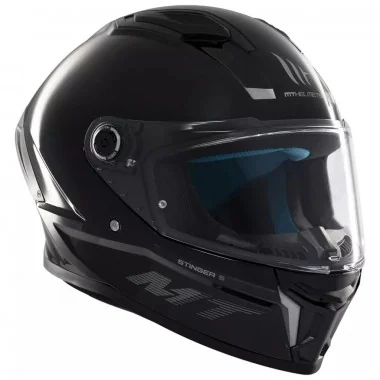 MT Stinger 2 integralny kask motocyklowy czarny połysk