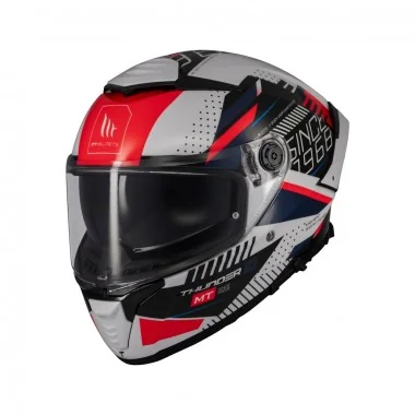 MT Thunder 4 SV LUMINENCE A7 połysk kask motocyklowy z blendą