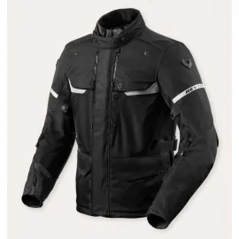 Rev'it Outback 4 H2O wielosezonowa tekstylna kurtka motocyklowa czarna