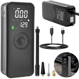 FreedConn C3106-1S przenośny mały kompresor do opon piłek z funkcją powerbank latarki