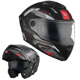 MT Atom 2 SV Bast D5 szczękowy kask motocyklowy mat
