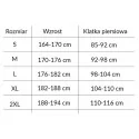 REDLINE MARS 2.0 Outlast longsleeve męska koszulka termoaktywna z długim rękawem tabela rozmiarów