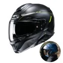 HJC RPHA91 Combust szczękowy kask motocyklowy czarno żółty MC3HSF