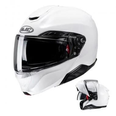HJC RPHA91 szczękowy kask motocyklowy biała perła