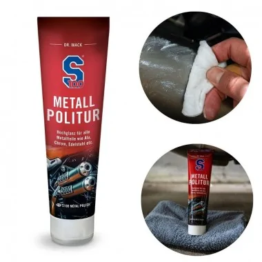 S100 PREPARAT DO POLEROWANIA ELEMENTÓW METALOWYCH, METALL POLITUR 100ML