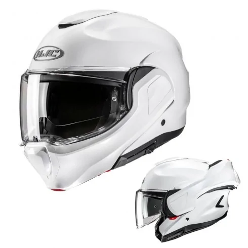 HJC F100 szczękowy kask motocyklowy biała perła HJC F100 szczękowy kask motocyklowy biała perła