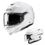HJC F100 szczękowy kask motocyklowy biała perła HJC F100 szczękowy kask motocyklowy biała perła