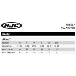 Sportowo-turystyczny model RPHA 71 kask motocyklowy integralny tabela rozmiarów Sportowo-turystyczny model RPHA 71 kask motocyklowy integralny tabela rozmiarów